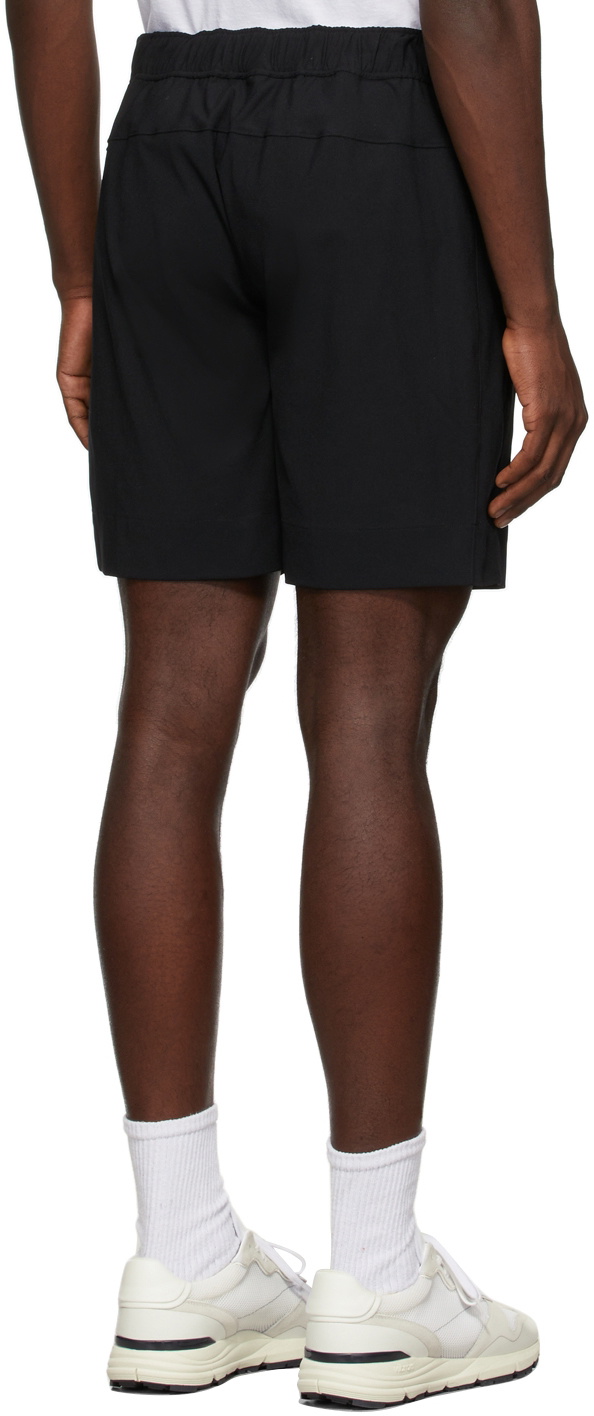 Vince Black Modern Jogger Shorts