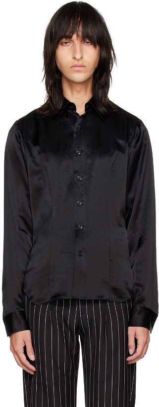 Photo: Anna Sui SSENSE Exclusive Black Washed Shirt