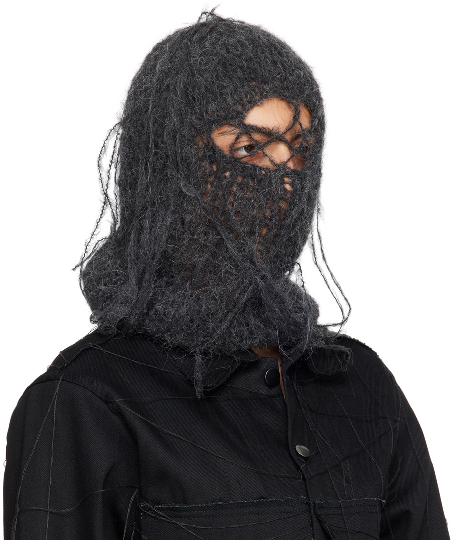 AIREI Gray Loose Thread Balaclava