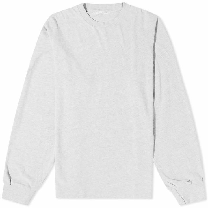 Photo: John Elliott Men's Long Sleeve University T-Shirt in Organic Grey