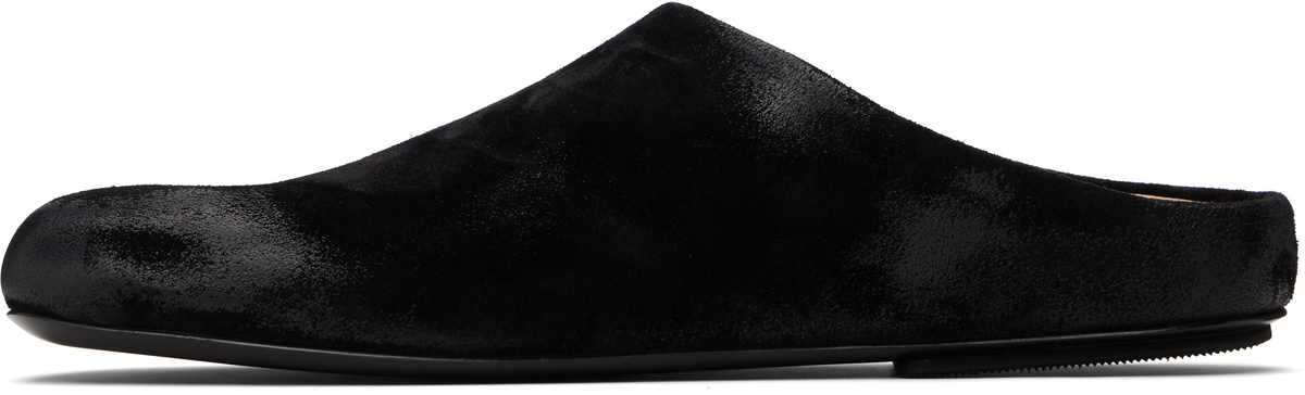 Marsèll Black Passo Slip-on Loafers
