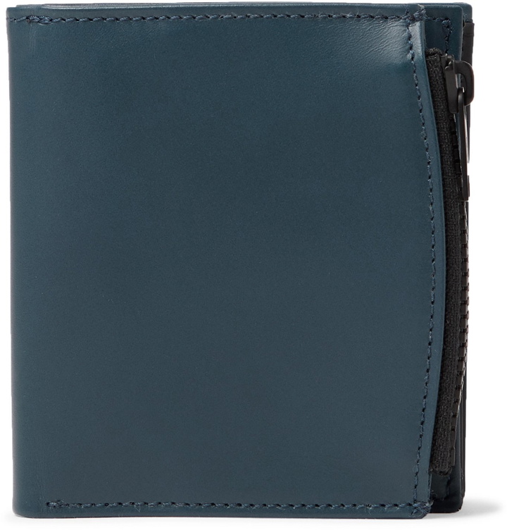 Photo: Maison Margiela - Colour-Block Leather Trifold Wallet - Blue