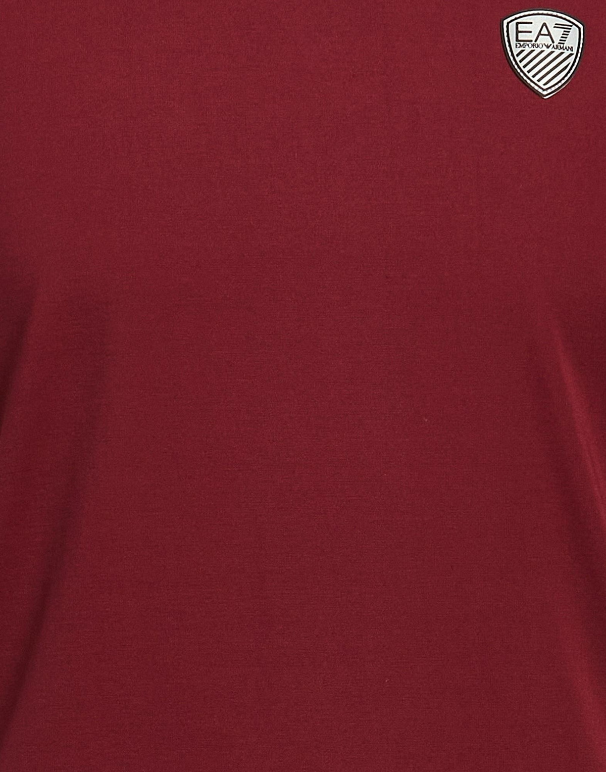 Ea7 Mens T-shirt Burgundy