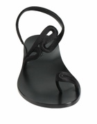 Giorgio Armani Womens Thong sandal in Black