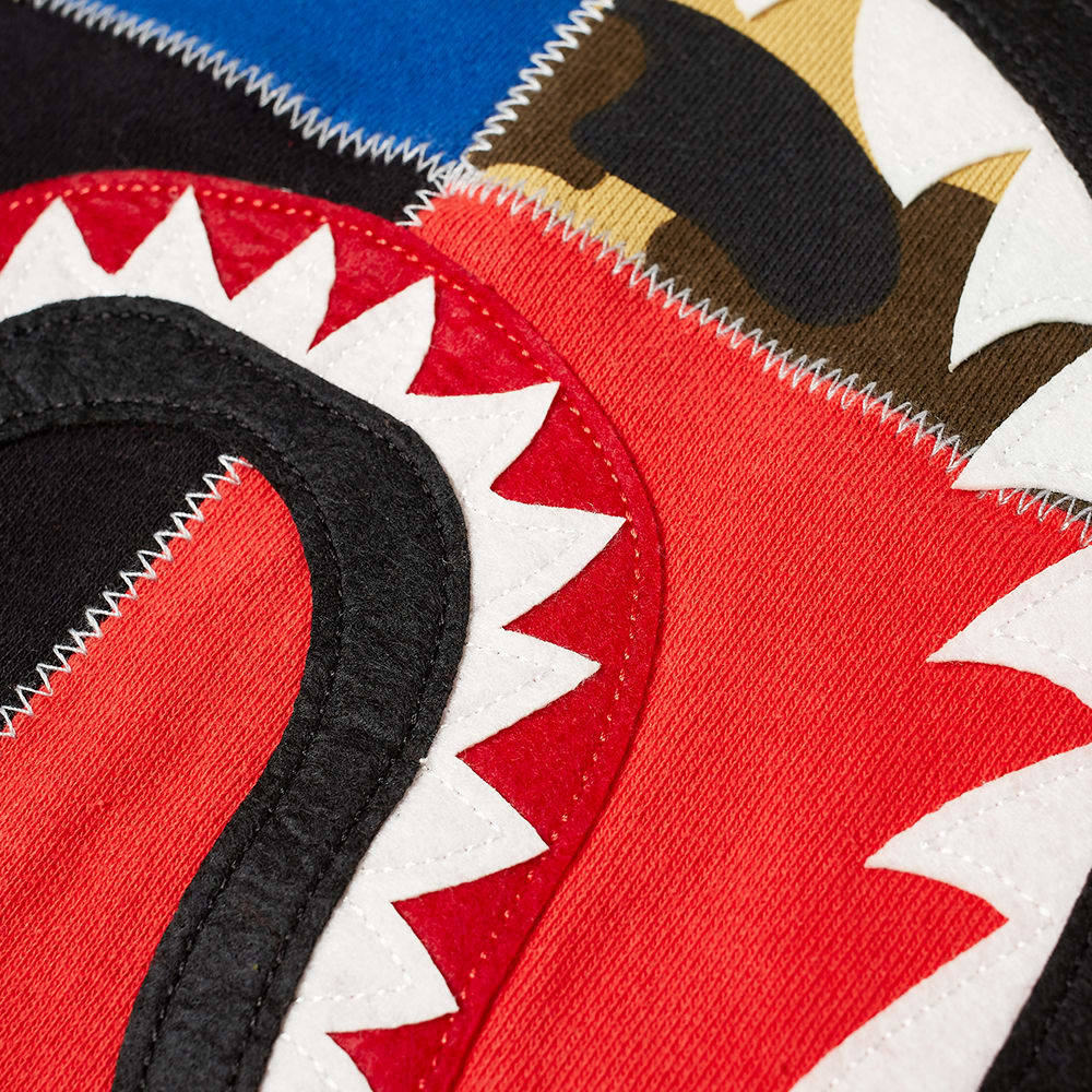 公式サイト - ハイブランドの新作が続々登場 A Bathing Ape Bathing A Sweat Crew Wide Shark Patchwork Ape トップス