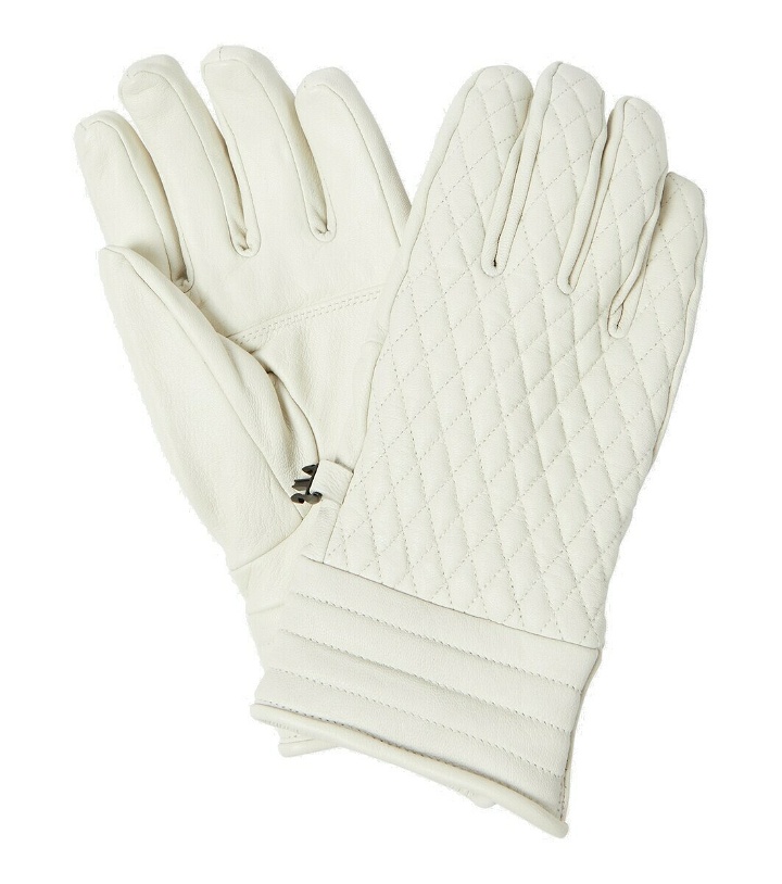 Photo: Fusalp Athena quilted leather ski gloves