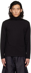 Jil Sander Black Cotton Turtleneck