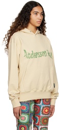 Andersson Bell Beige Embroidered Hoodie