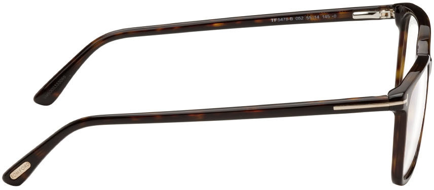 TOM FORD Rectangular Blue Block Optical Glasses