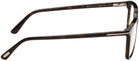 TOM FORD Rectangular Blue Block Optical Glasses