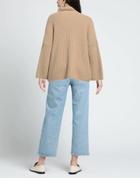 Maje Womens Turtleneck in Beige
