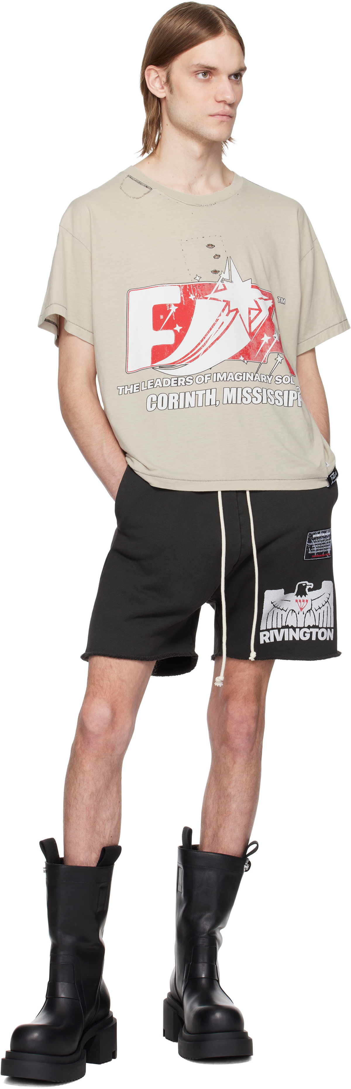 Rivington Roi Rebis Black Flag Shorts