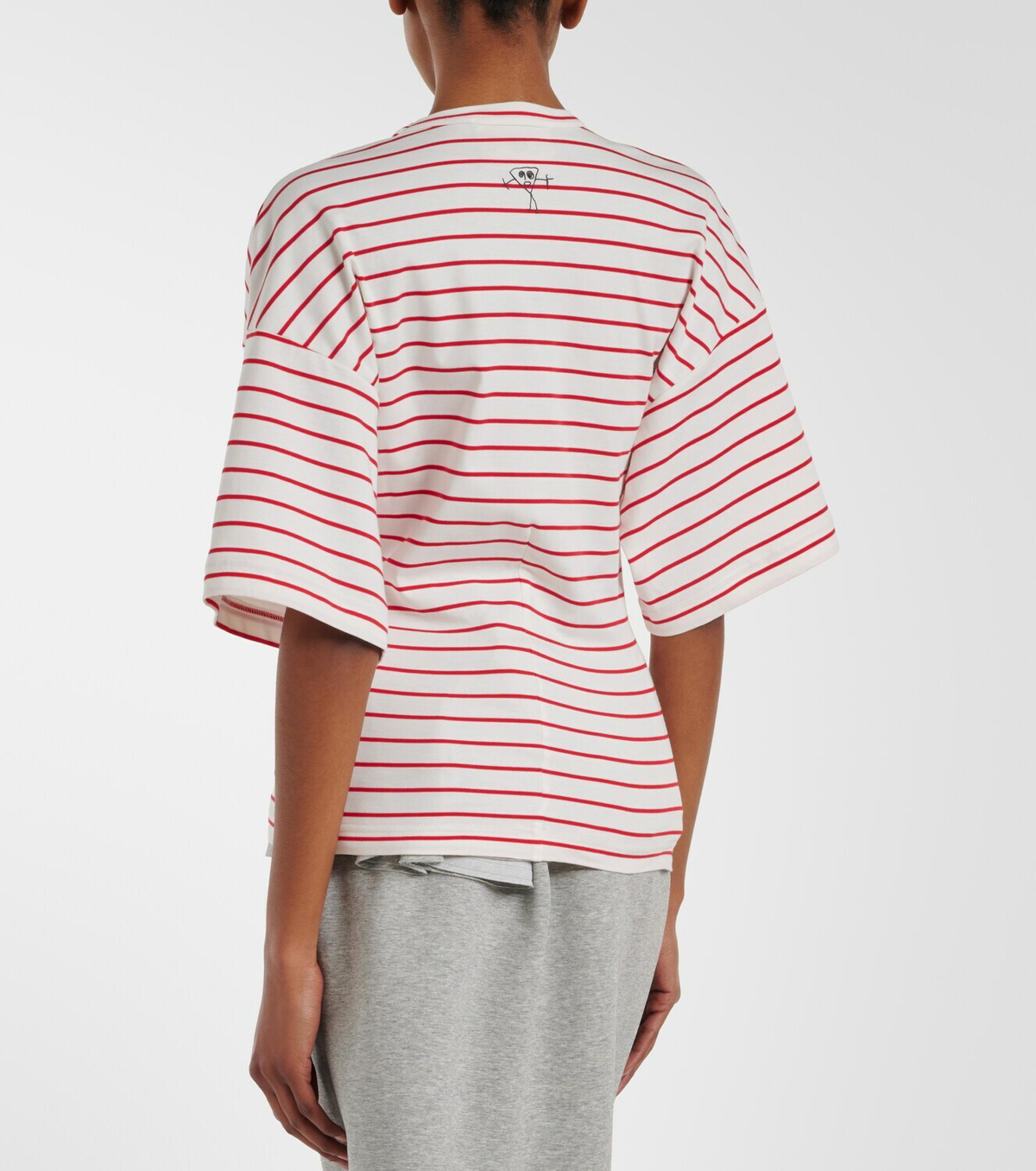 Plan C Striped cotton jersey T-shirt