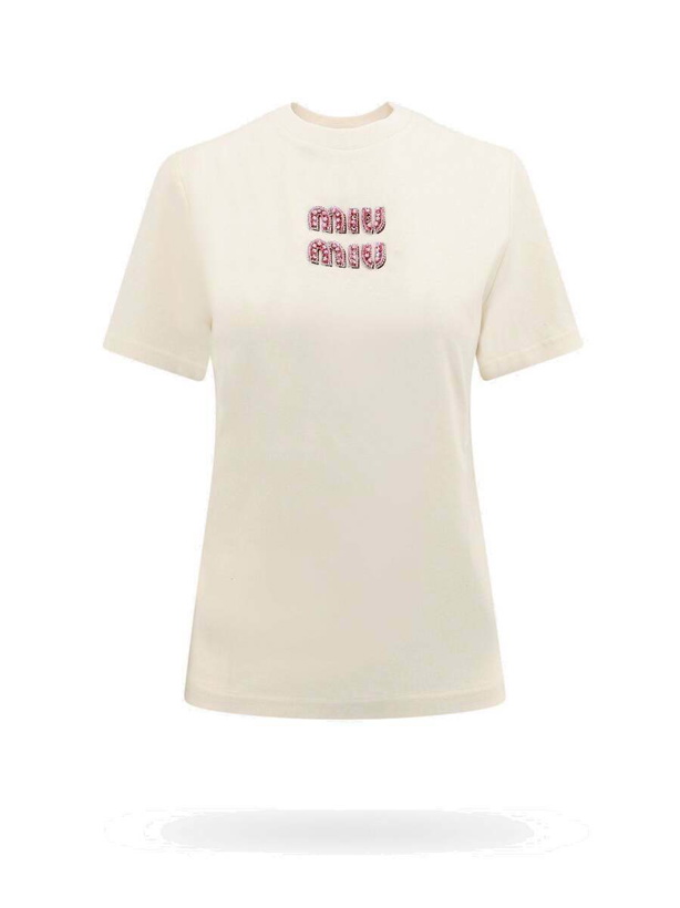 Photo: Miu Miu   T Shirt Beige   Womens