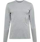 Lululemon - Fast and Free Printed Mélange Breathe Light Mesh T-Shirt - Gray