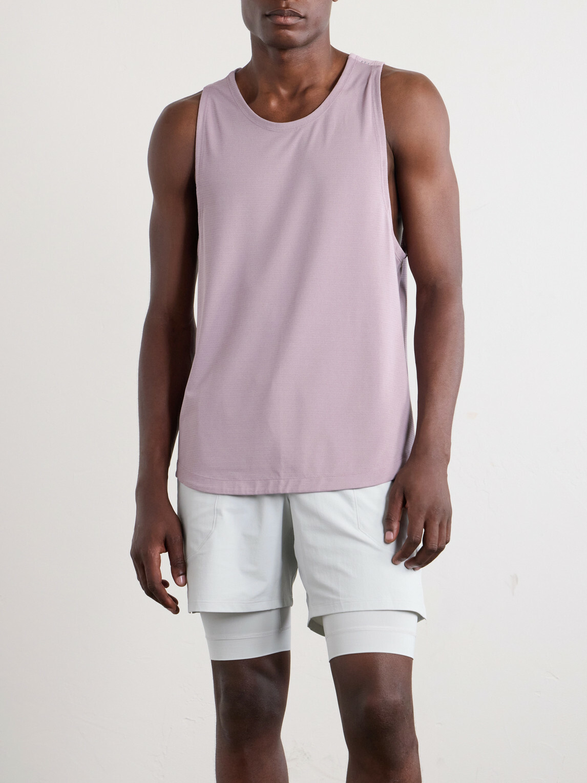 Lululemon - License to Train Recycled-Mesh Tank Top - Purple