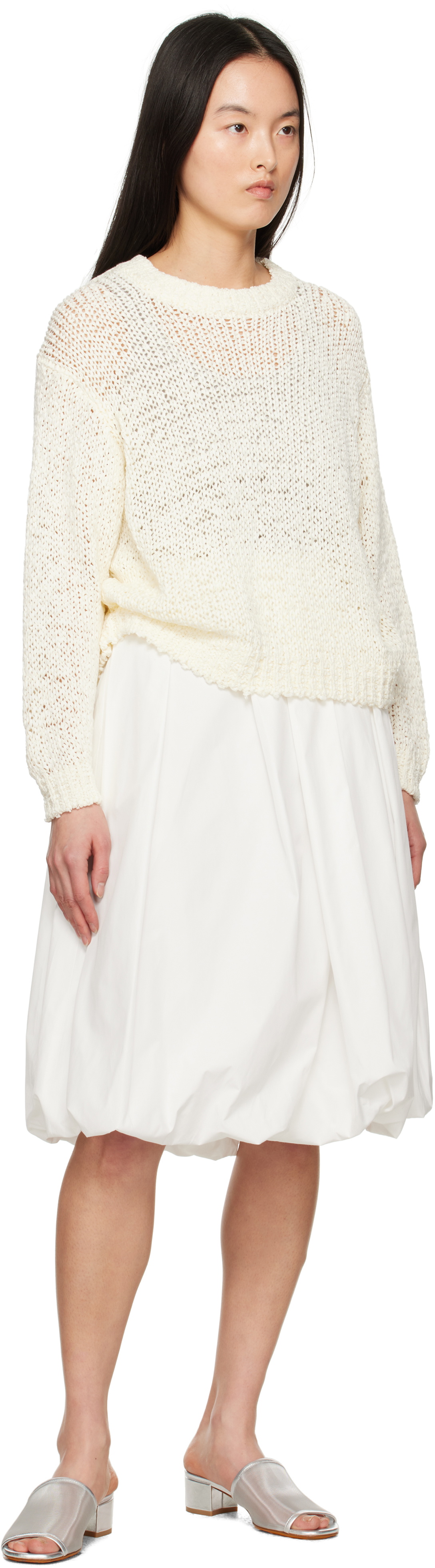 Staud Off-White Cala Sweater