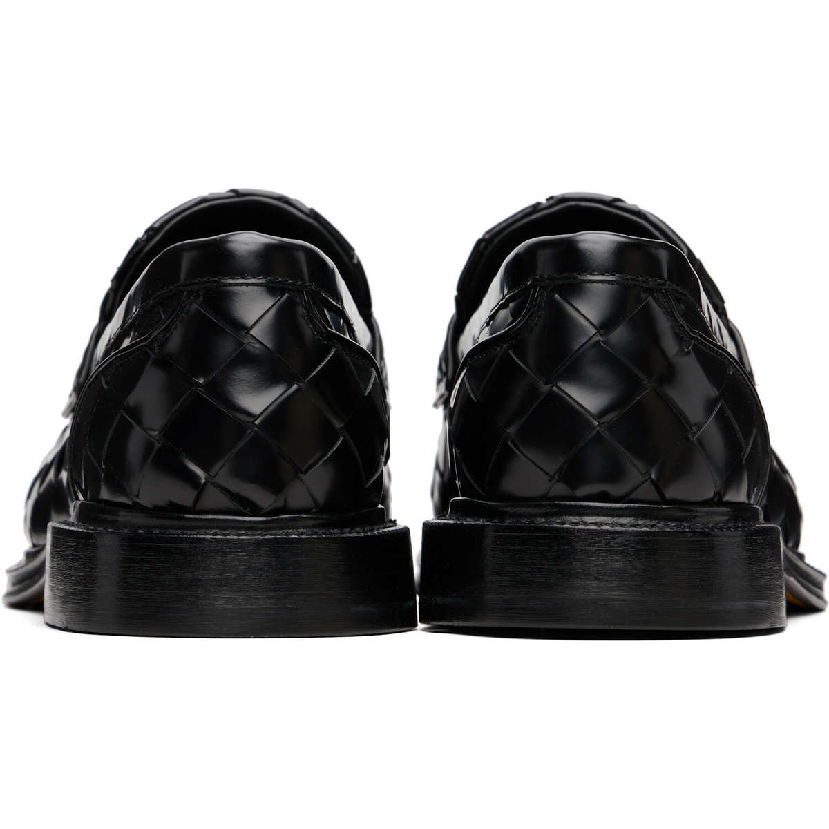 Bottega Veneta Black James Loafers