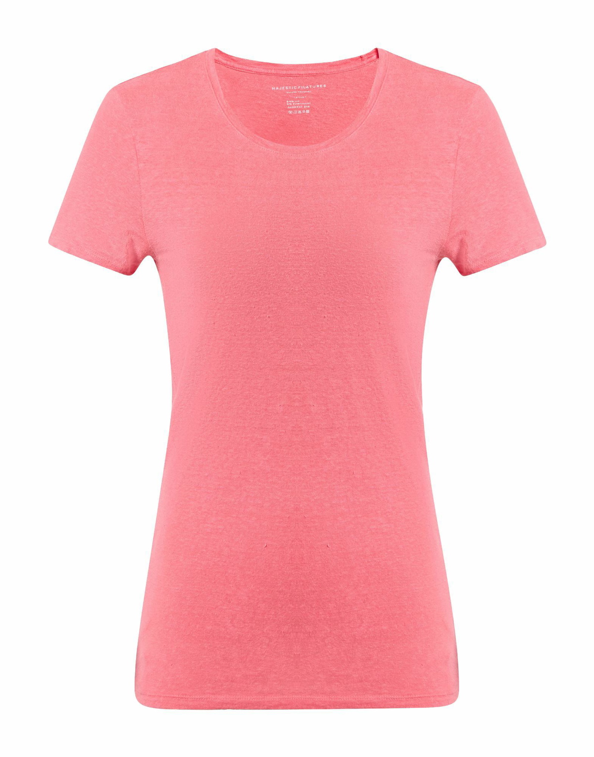 Majestic Filatures Womens T-shirt Coral