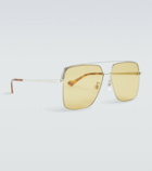 Gucci - Navigator-frame sunglasses