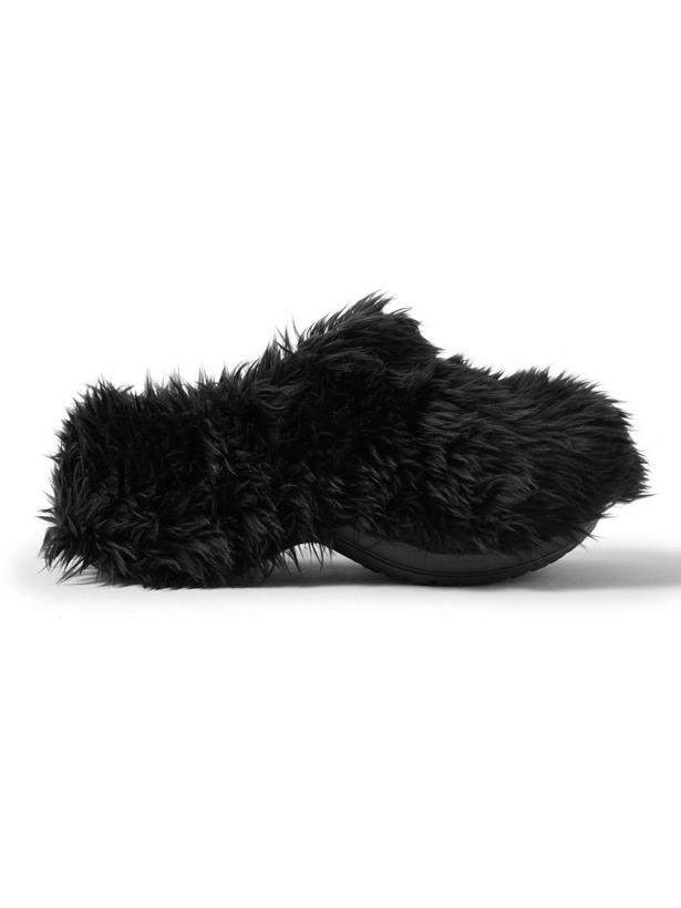 Photo: Balenciaga - Crocs™ Faux Fur EVA Clogs - Black