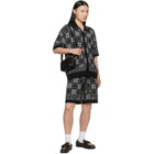 AMIRI Black MA Quad Leather Camera Bag