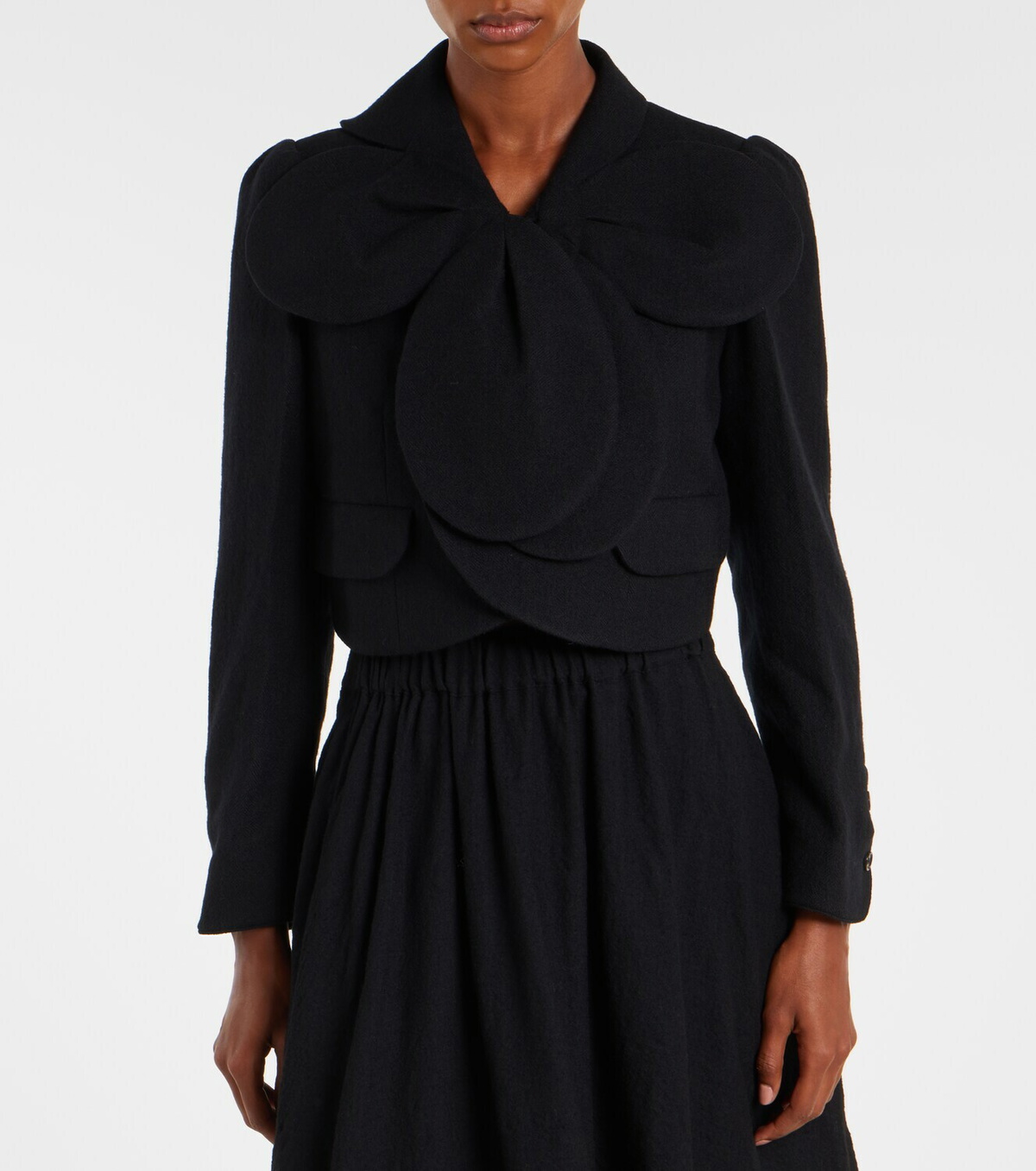 Noir Kei Ninomiya Cropped wool jacket