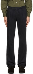 Massimo Alba Navy IONIO2 Cotton Trousers