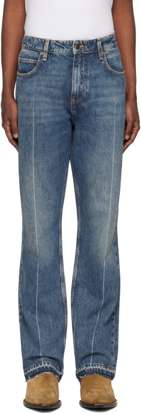 Photo: GUESS USA Blue Vintage Natural Washed Denim Jeans