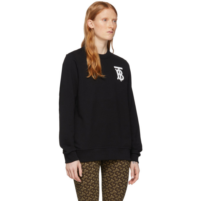 Burberry Black Dryde Logo Sweatshirt Burberry