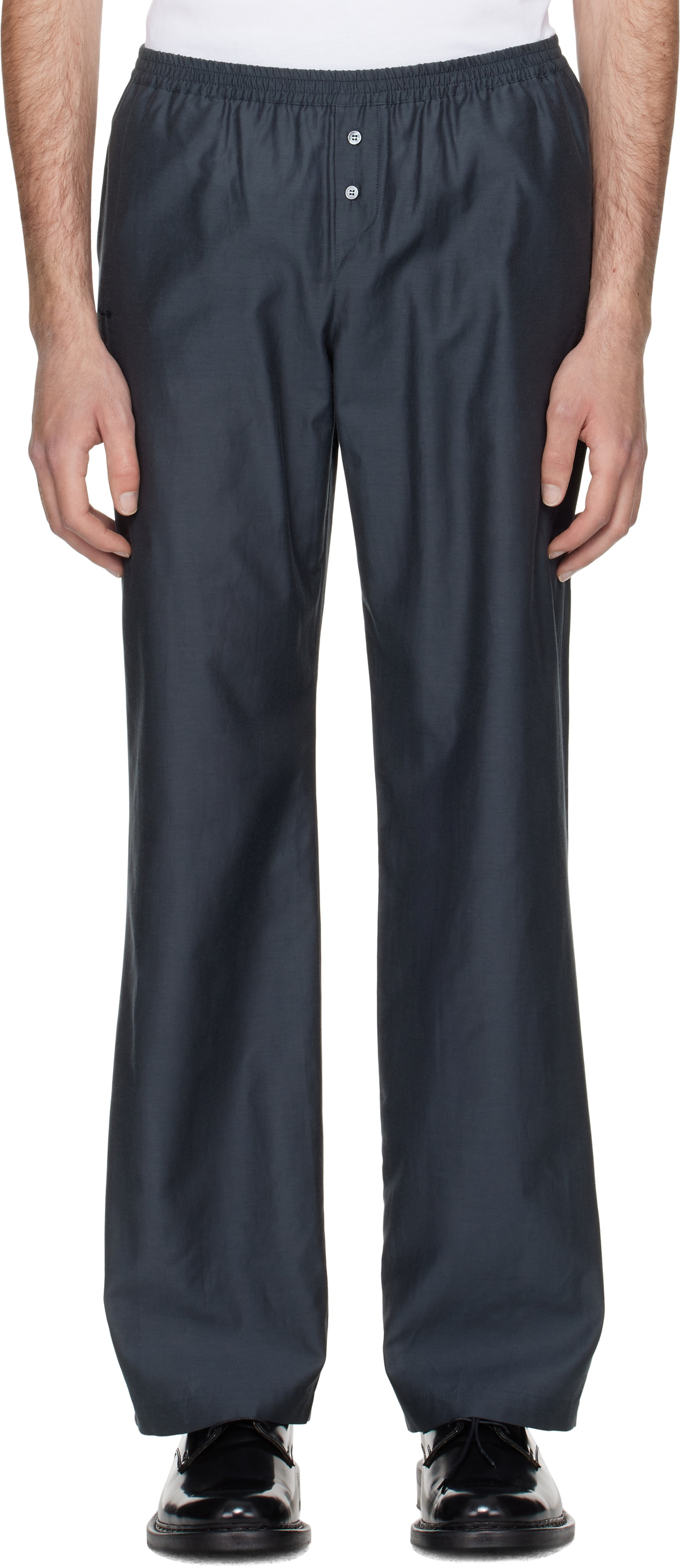 Paloma Wool Gray Wide-Leg Limone Trousers