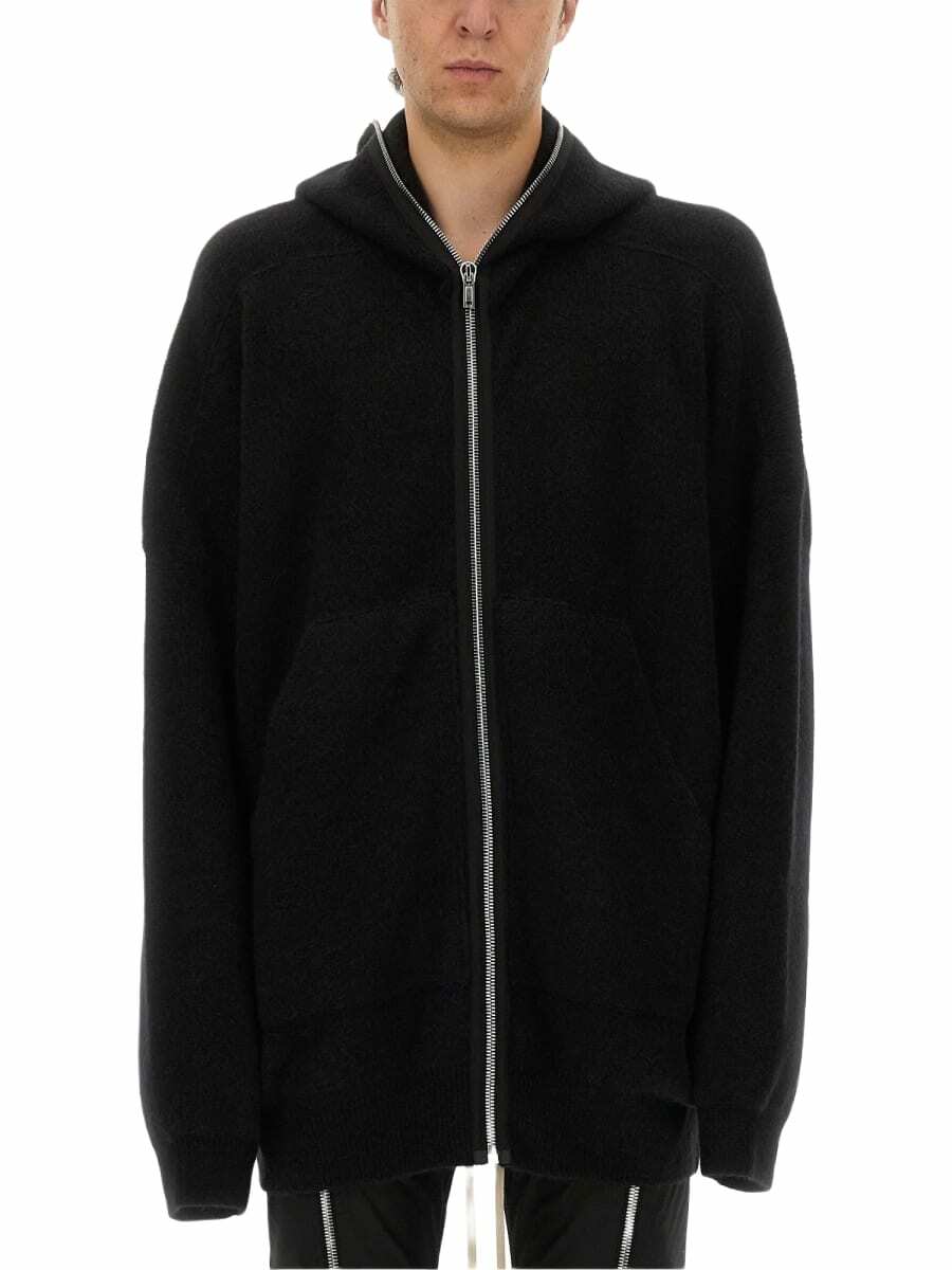 Rick Owens Asymmetric cotton jersey sweatshirt Rick Owens