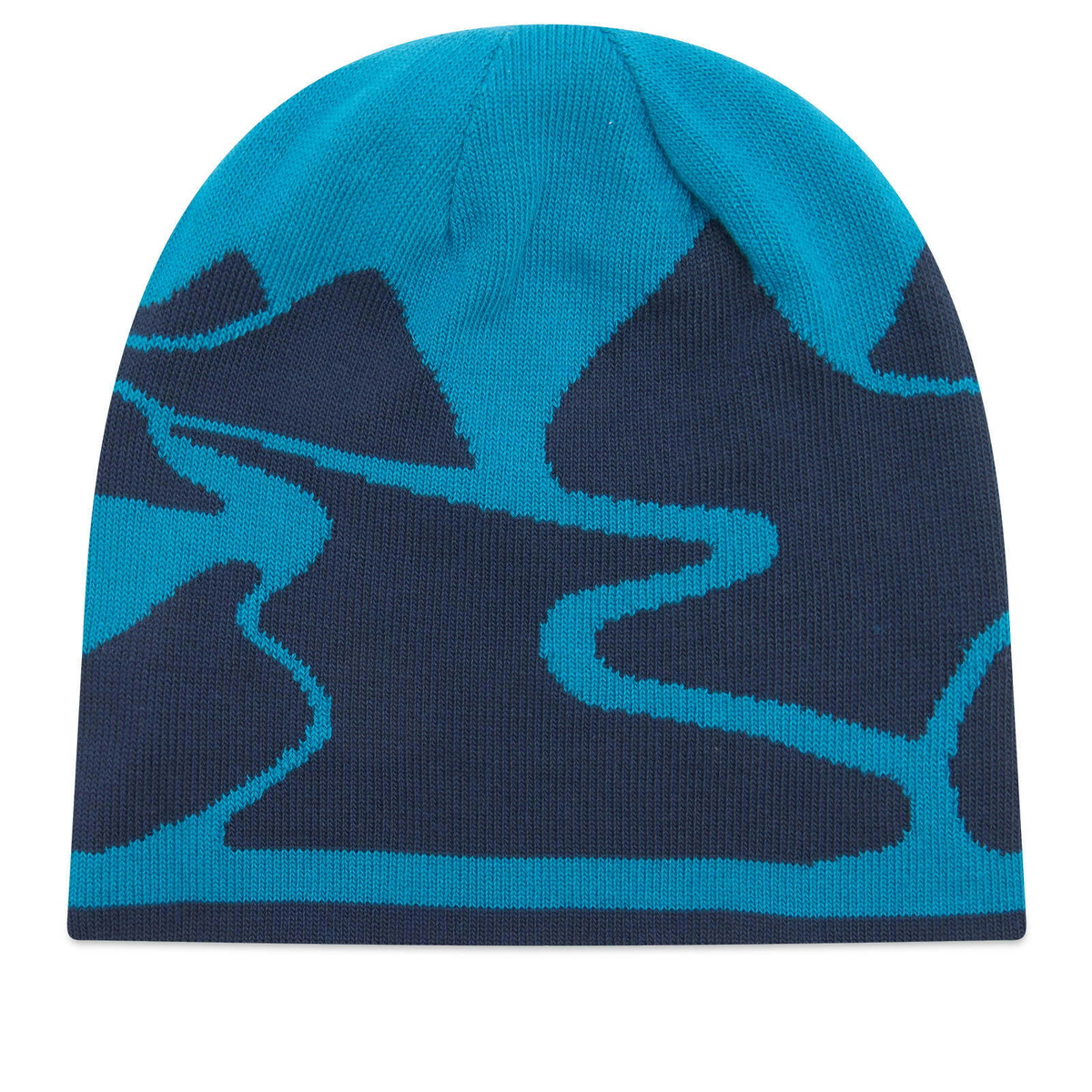 The North Face Men's Reversible Highline Beanie in Summit Navy/Dusk Blue 