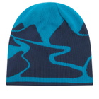 The North Face Men's Reversible Highline Beanie in Summit Navy/Dusk Blue 