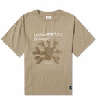 Afield Out x Mount Sunny Earth T-Shirt in Sand