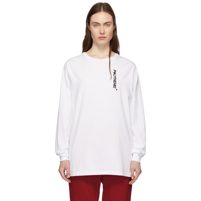 Polythene* Optics White C-Clamp Long Sleeve T-Shirt