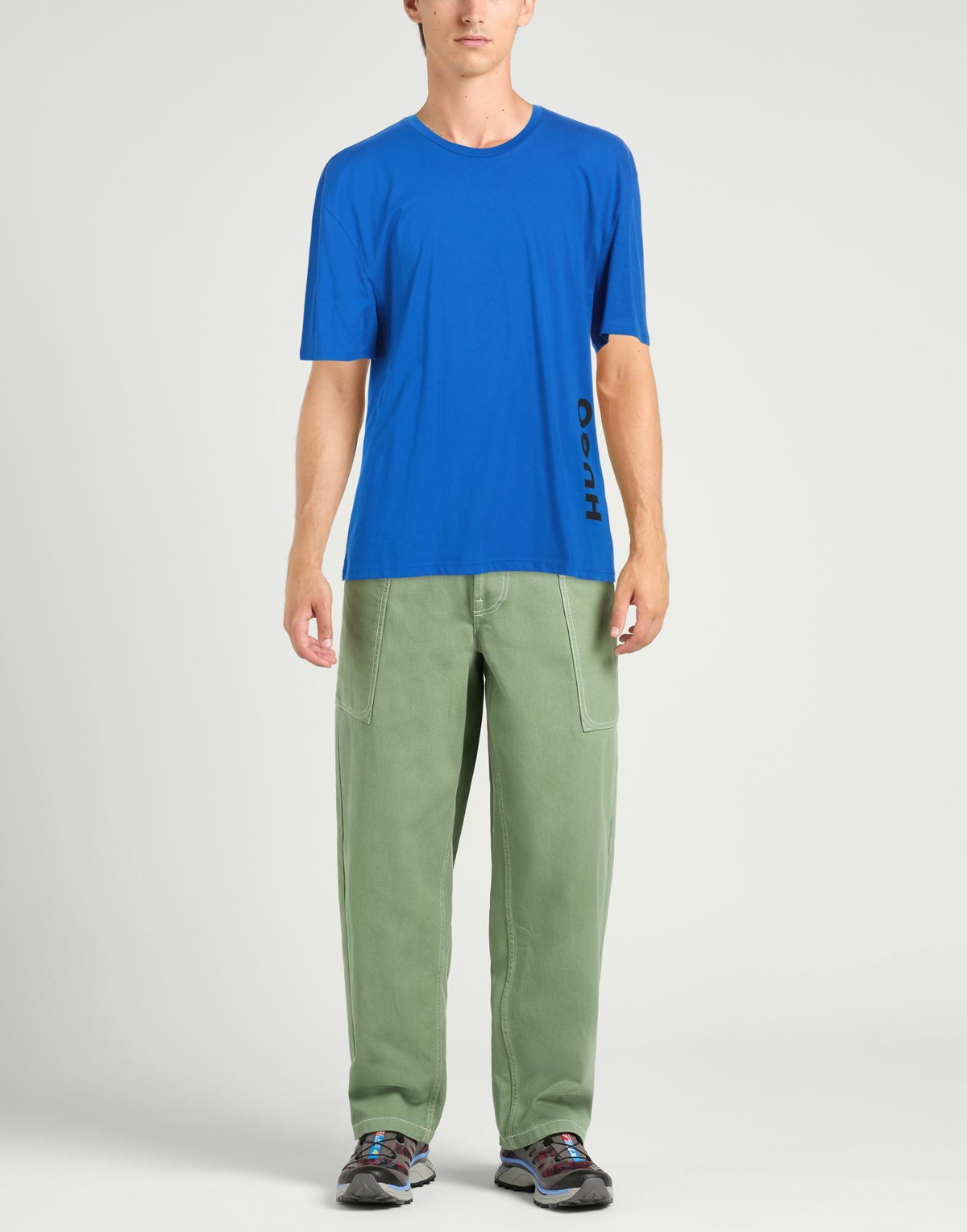 Hugo Mens T-shirt Azure
