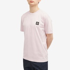 Stone Island Men's Patch T-Shirt in Pink