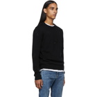 Saint Laurent Black Bat Sweater