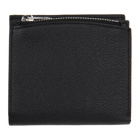Maison Margiela Black Medium Fold-Out Zipped Wallet