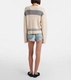 Balenciaga Frayed denim shorts