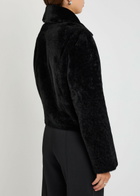 Joseph Alloway Reversible Shearling and Leather Jacket Black