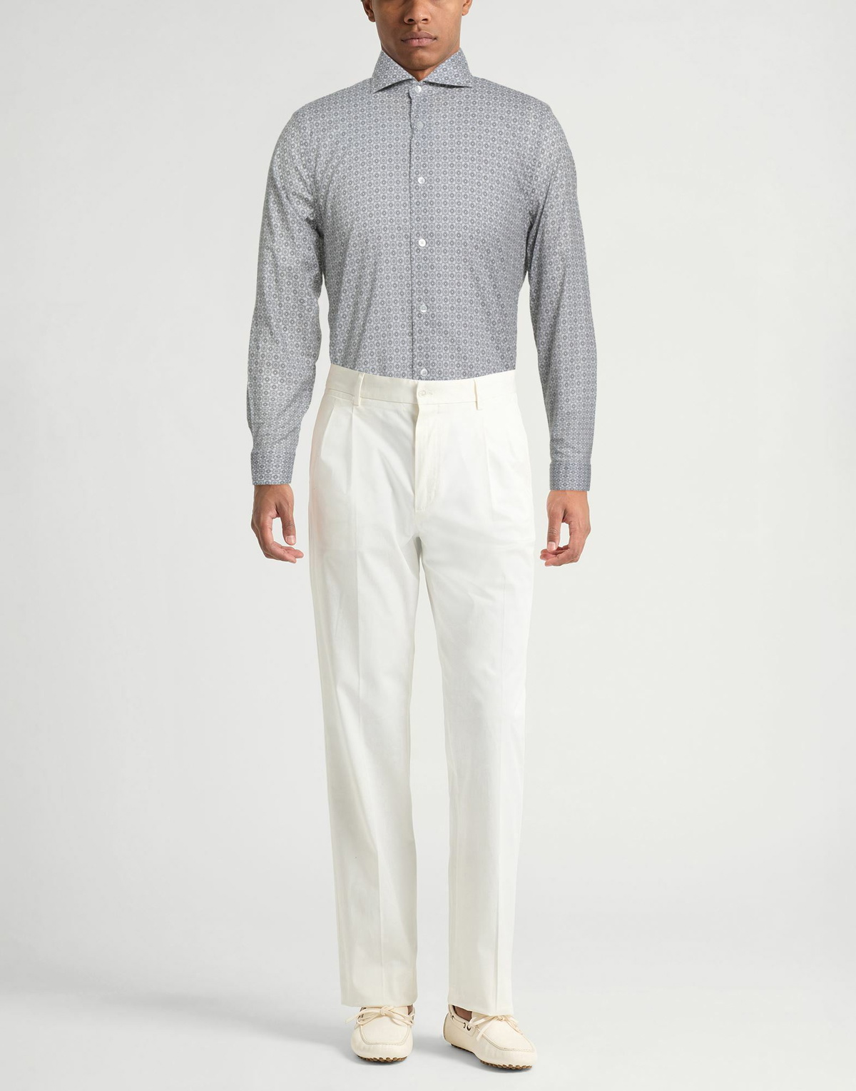 Fedeli Mens Shirt in Grey