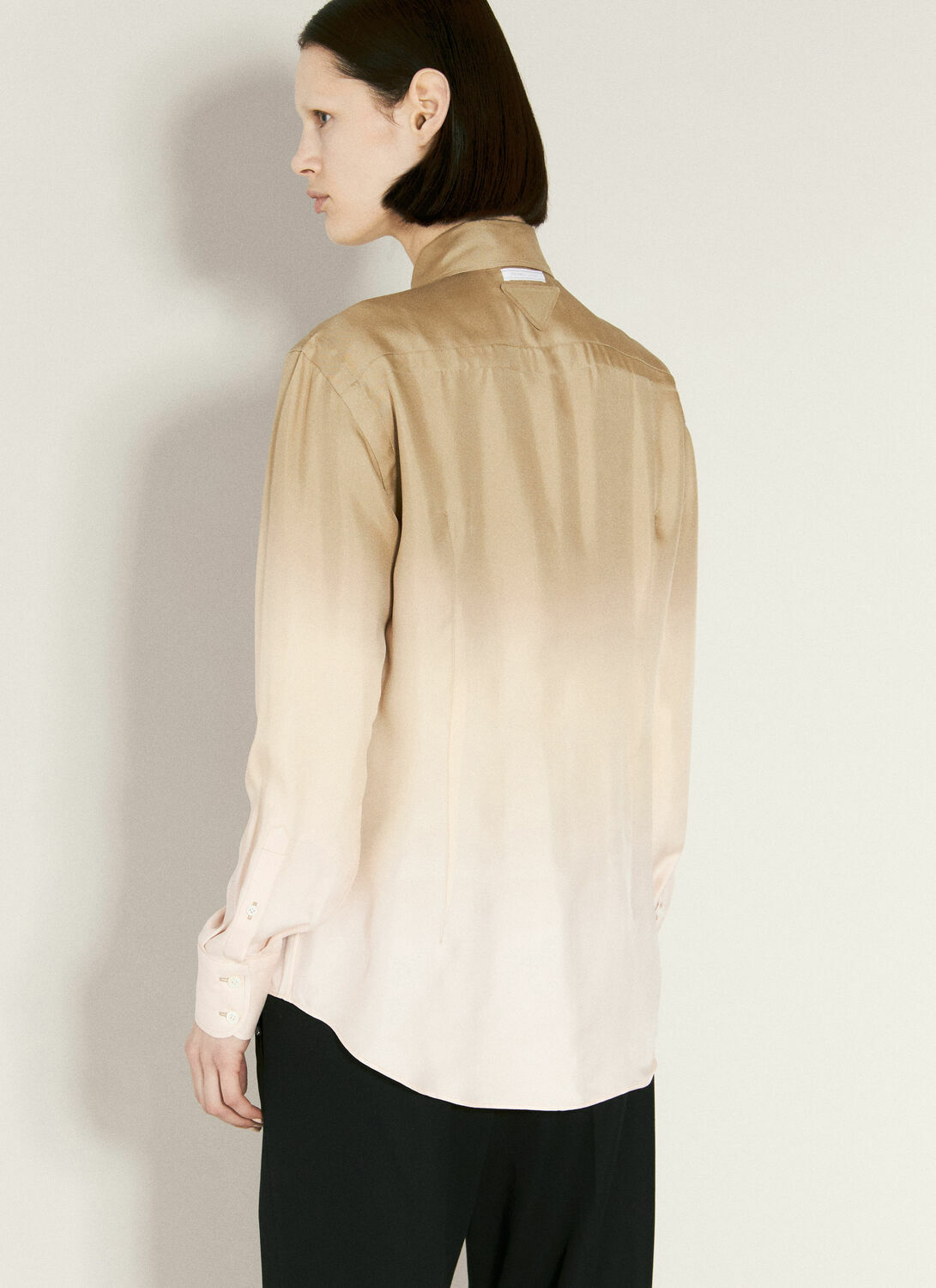 Prada Ombre Silk Shirt