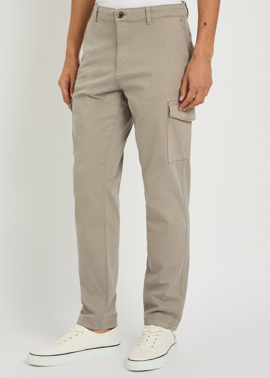 Raith Lenox Tapered-leg Cargos Grey