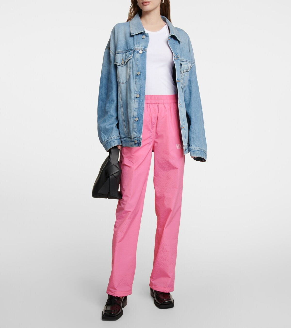 Ganni - Straight track pants GANNI