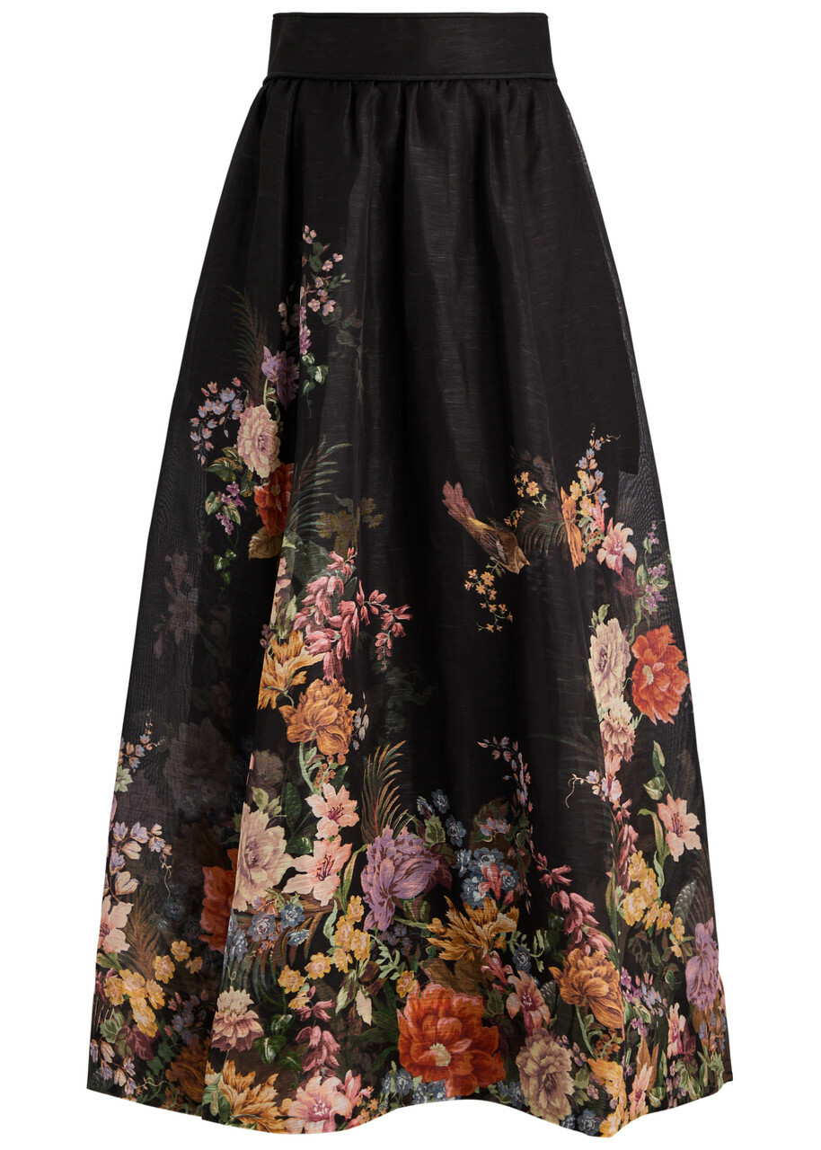 【送料&関税込】Zimmermann Skirt In Multicolor Polyamide Rent Zimmermann Multicolour Skirt | By Rotation US