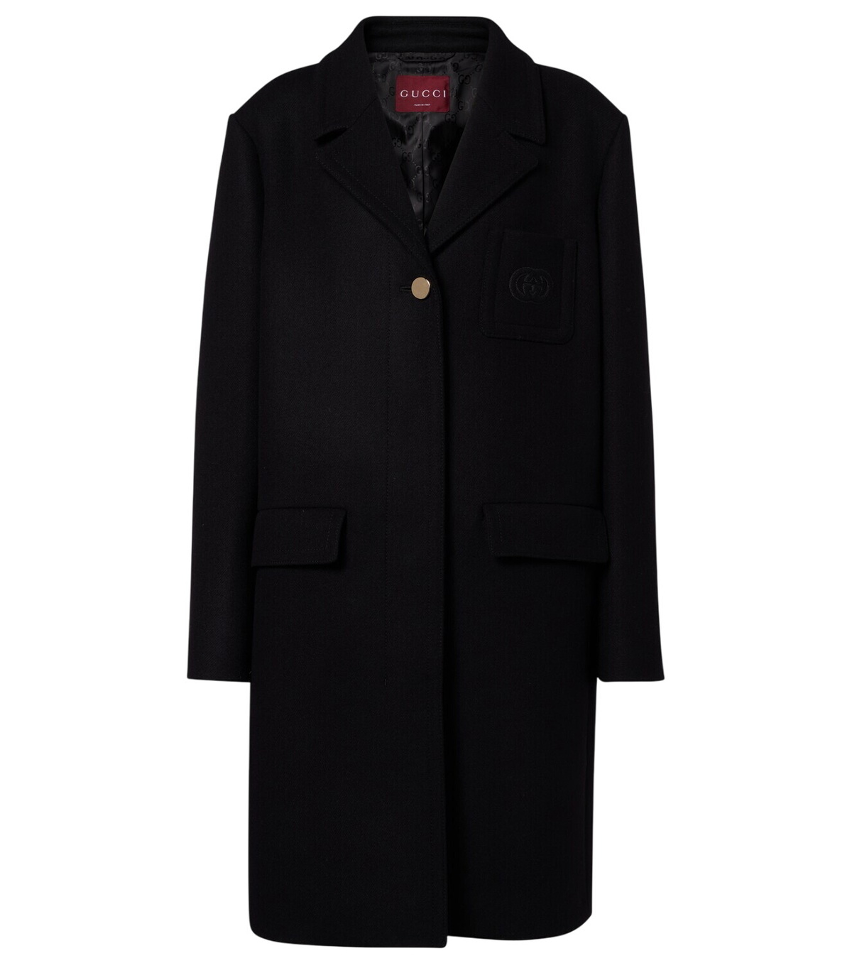 Gucci Coat Black Womens Gucci