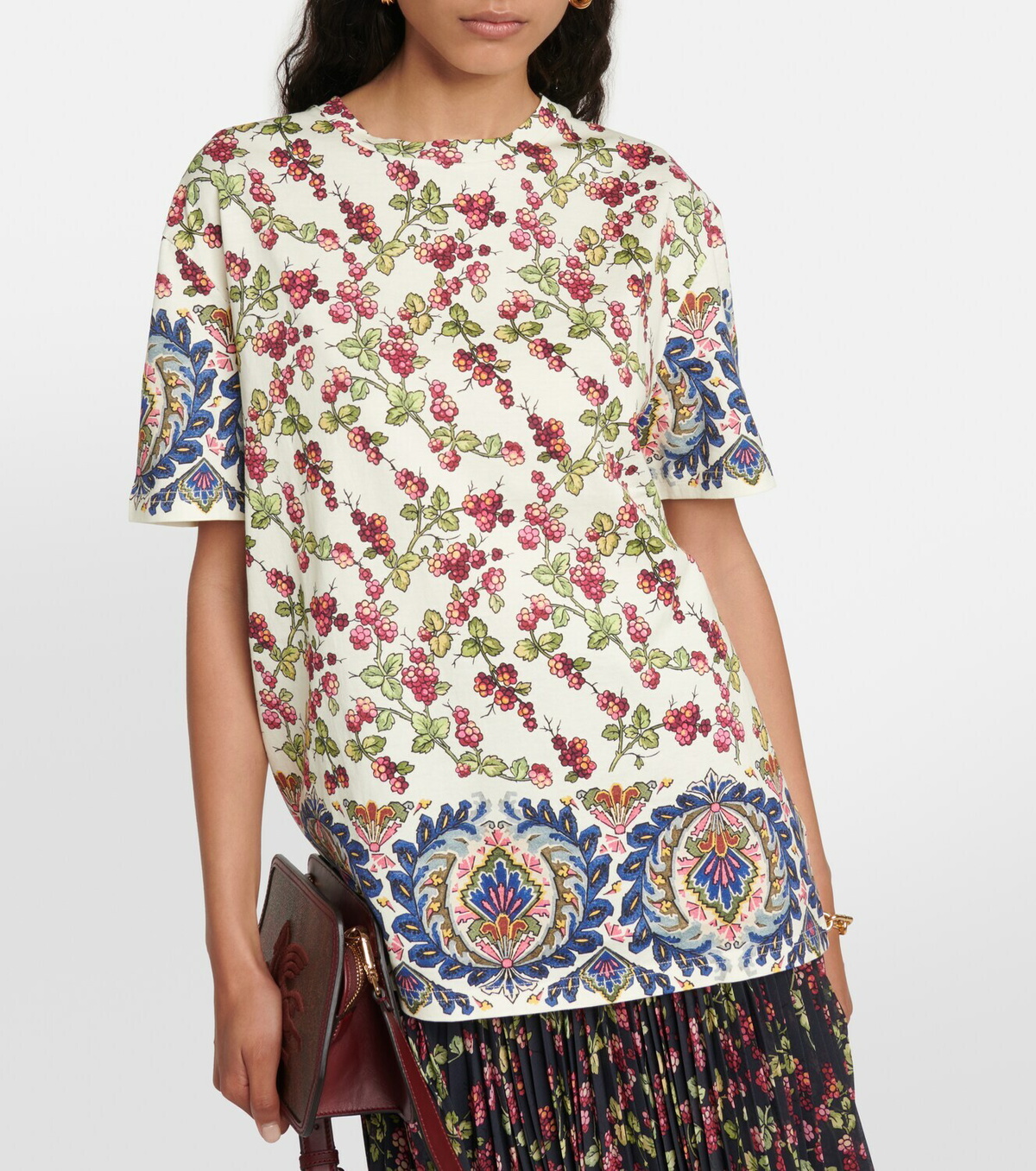 Etro Printed cotton T-shirt