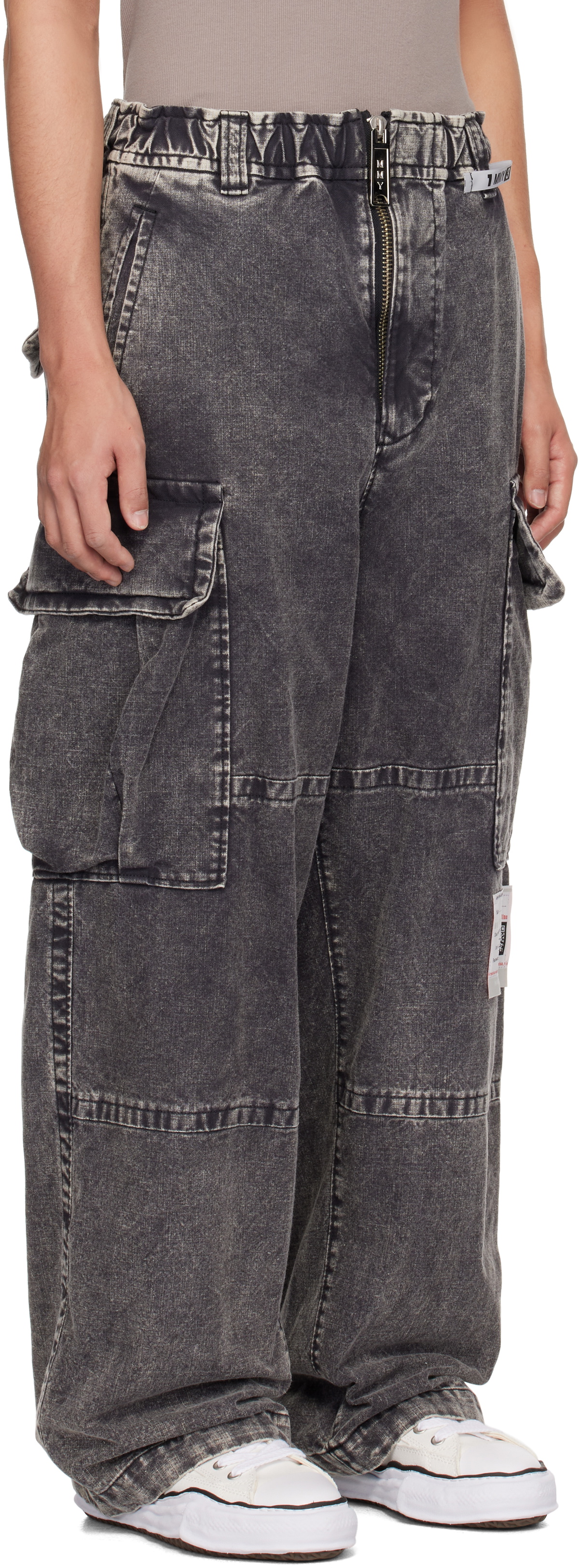 Maison MIHARA YASUHIRO Gray Military Cotton Cargo Pants